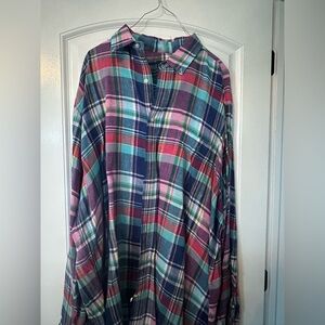 MENS BIG AND TALL POLO BUTTON DOWN